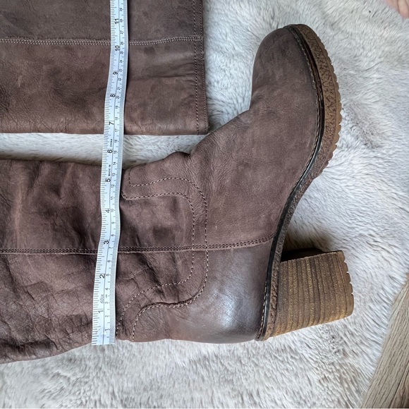 Carvela by Kurt Geiger Brown Knee-High Women's Boots Heels Sz 39 US 8.5 - Picture 4 of 14
